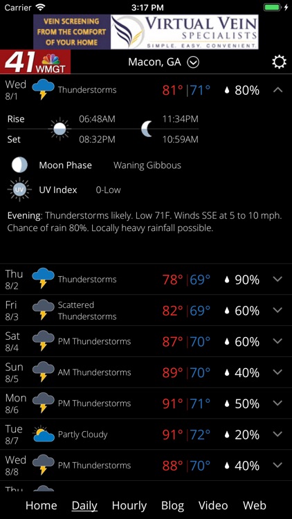 41NBC AccuWeather App screenshot-3
