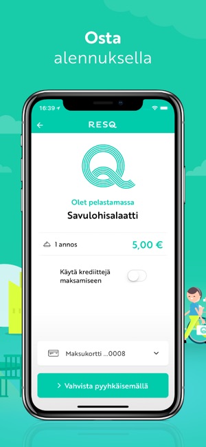 ResQ Club App Storessa