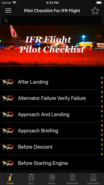 Pilot Checklist For IFR Flight