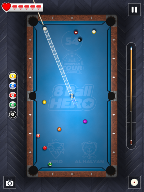 8 Ball Hero - Pool Puzzle Game screenshot 8