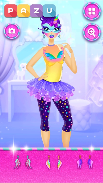 Girls games unicorn dress up screenshot-3