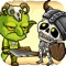 Goblins VS Skeleton is a simple tap game…tap right for goblins to get inside in the cave and tap left for skeletons to jump in the magma