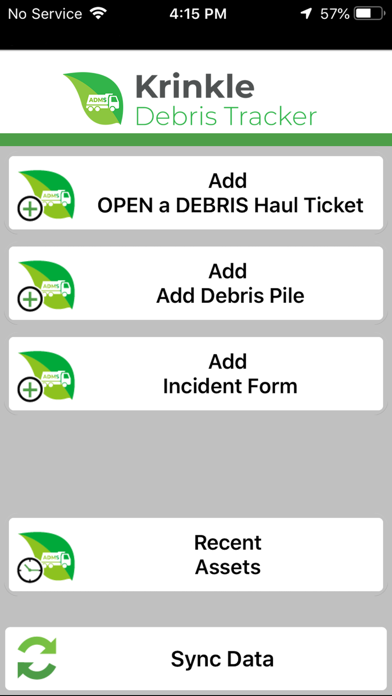 How to cancel & delete Krinkle Debris Tracker from iphone & ipad 1