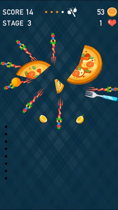 Knife Dash: Hit To Crush Pizza screenshot 3