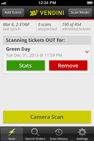 Vendini TicketScan screenshot 2
