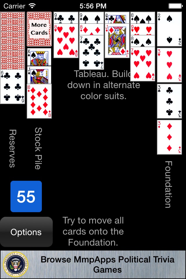 Canfield Solitaire - Classic screenshot 4