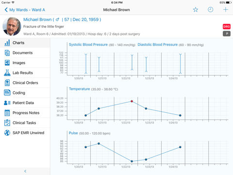 SAP EMR Unwired screenshot 2