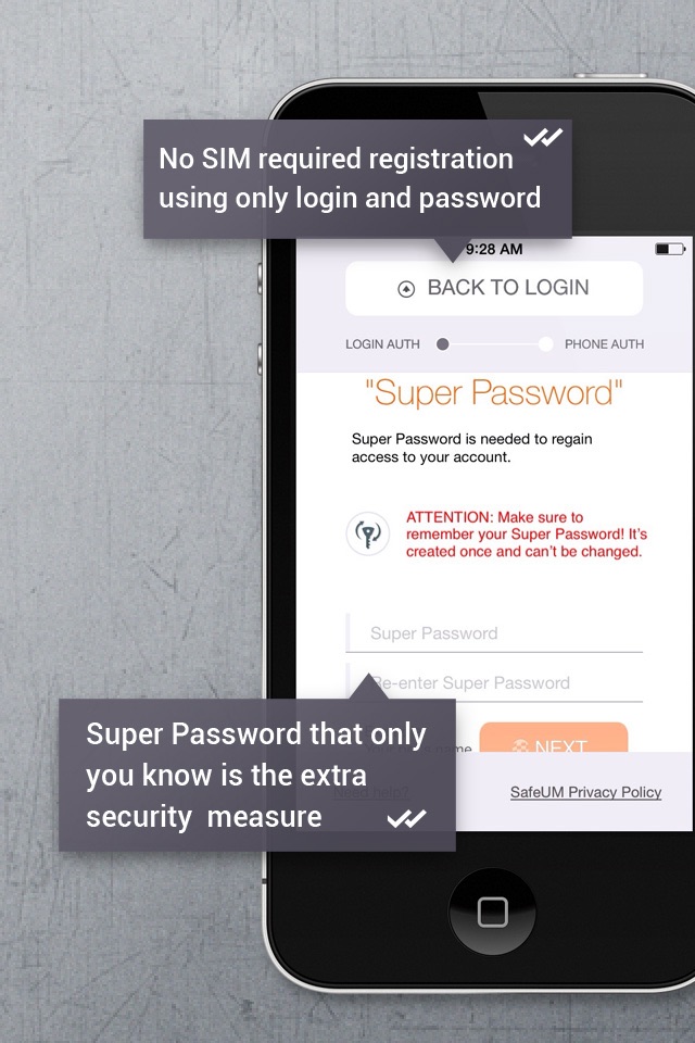SafeUM - secure messenger screenshot 4