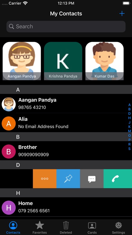 Private Contacts - Phonebook screenshot-4