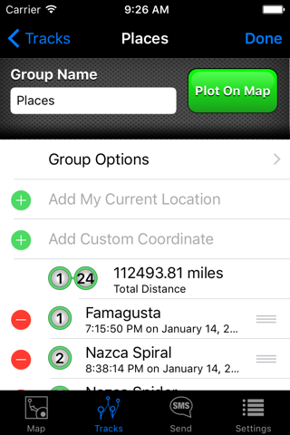 SMS a GPS screenshot 3