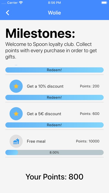 Wolie - Loyalty Programs App