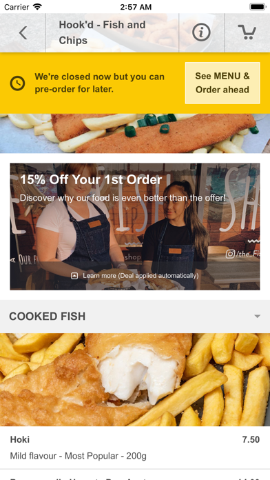 How to cancel & delete Hook'd - Fish and Chips from iphone & ipad 3
