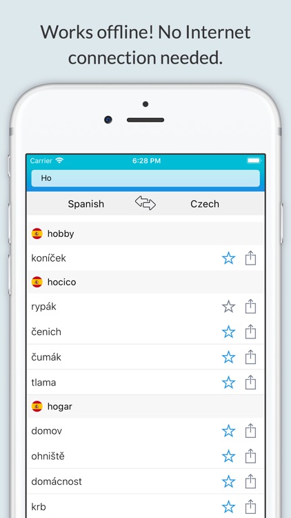 Spanish Czech Dictionary +