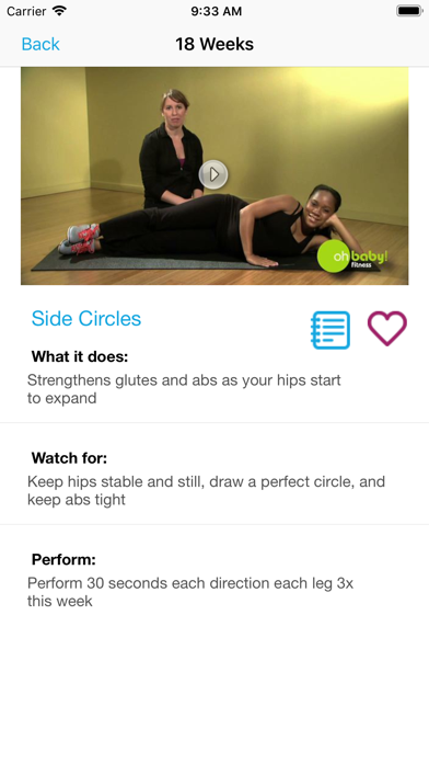 Oh Baby! Pregnancy Exercise Screenshot 3