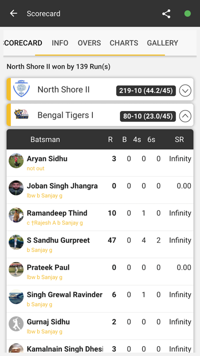 BCM Cricket League screenshot 3