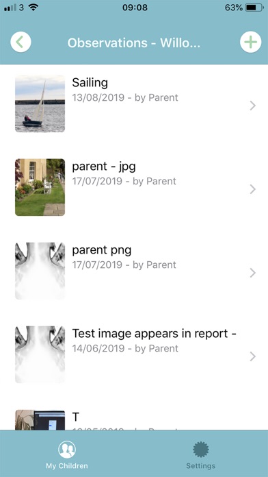 EYFS Parent App screenshot 2