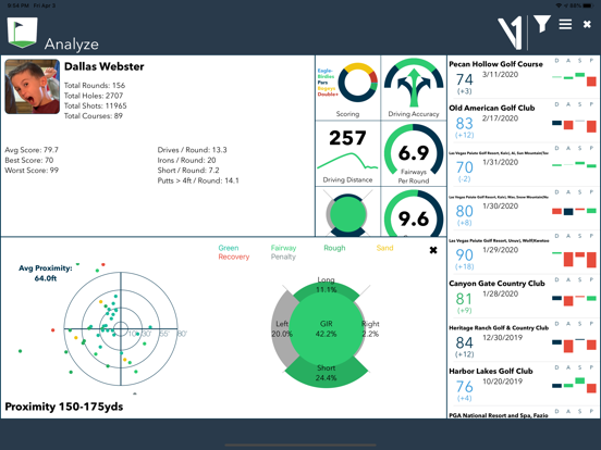 V1 Coach: Teach Golf w/ Stats screenshot 3