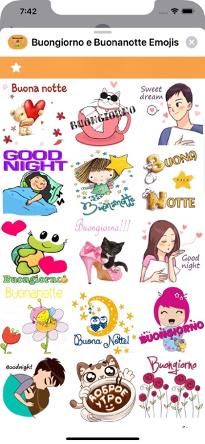 Buongiorno e Buonanotte Emojis(圖2)-速報App