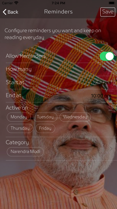 How to cancel & delete Quotes Of Narendra Modi from iphone & ipad 4