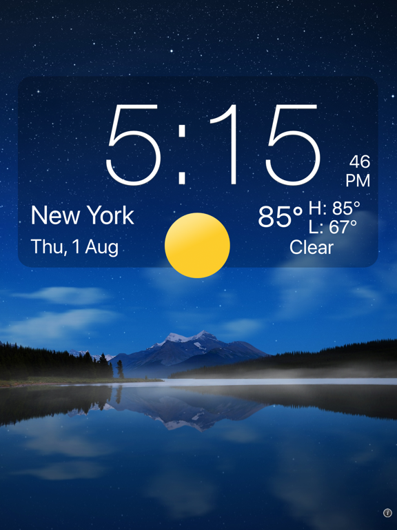 Nightstand Central - A Music Alarm Clock with Sleep Timer, Weather, and Photos screenshot