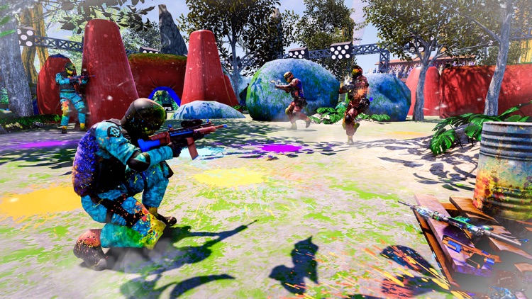 Paintball Shooting Battle Game screenshot-2