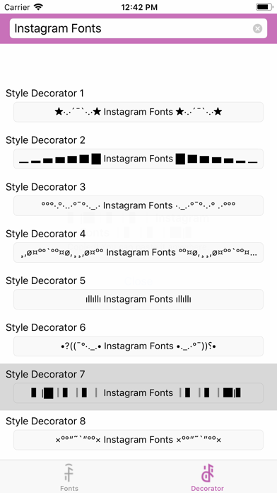 Cool Fonts For Instagram screenshot 3