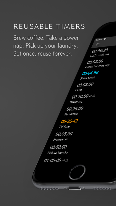 Due — super fast reminders, reusable egg timers Screenshot 6