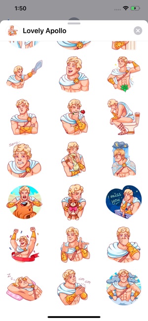 Lovely Apollo Sticker Pack(圖2)-速報App