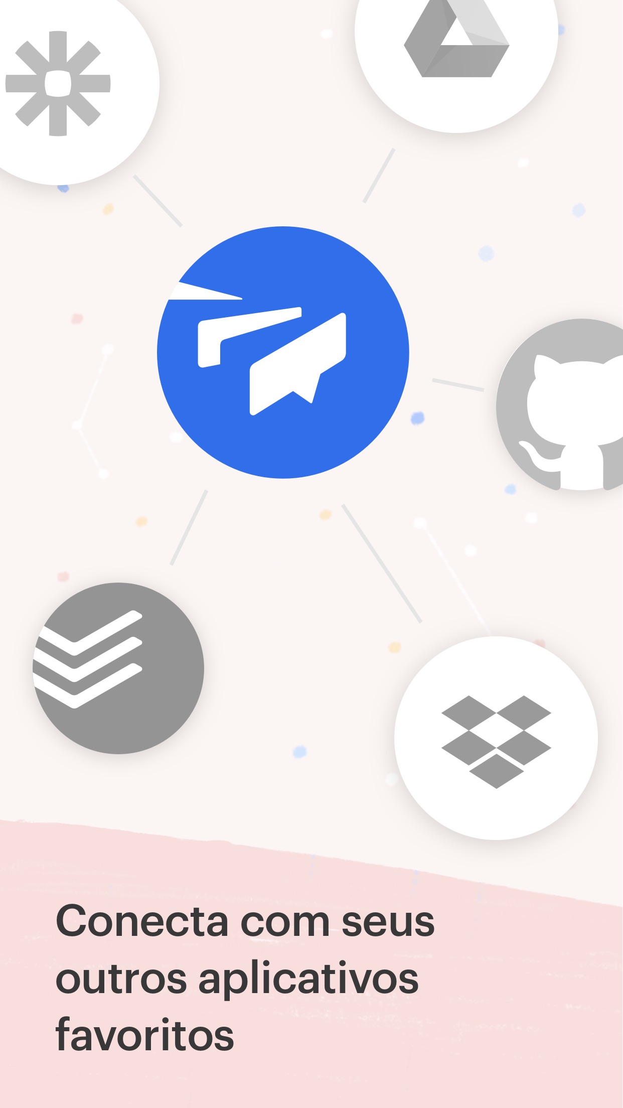 Screenshot do app Twist Comunicação para Equipes