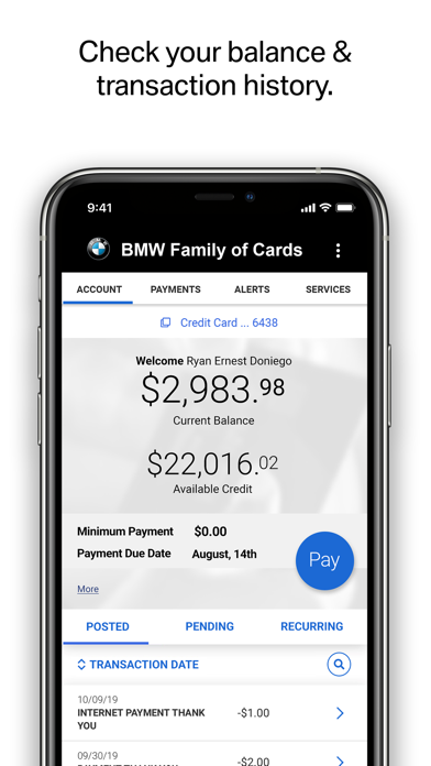 BMW Card screenshot 3
