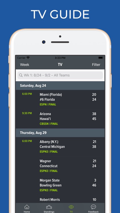 Tennessee Football Schedules screenshot-6