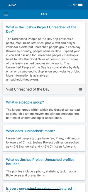 Unreached Of The Day On The App Store