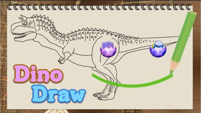 Dino line Draw - Drawing Game screenshot 2