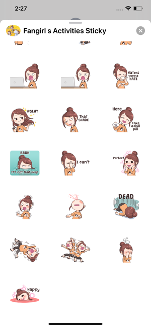 Fangirl's Activitiess Stickers(圖3)-速報App