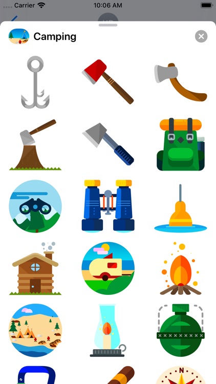 Camping Stickers