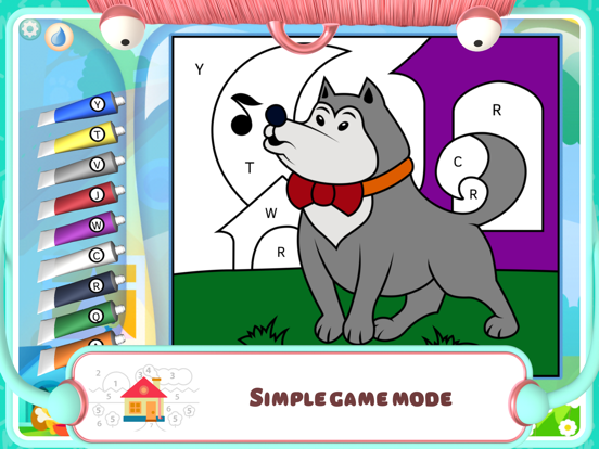 Color by Numbers - Dogs screenshot 3