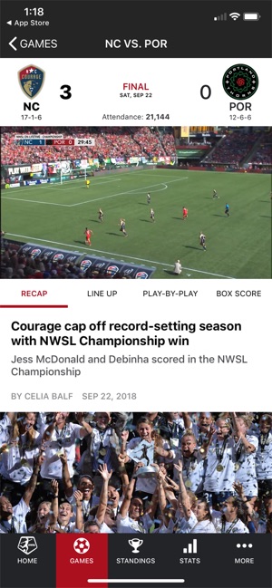 National Women's Soccer League(圖5)-速報App