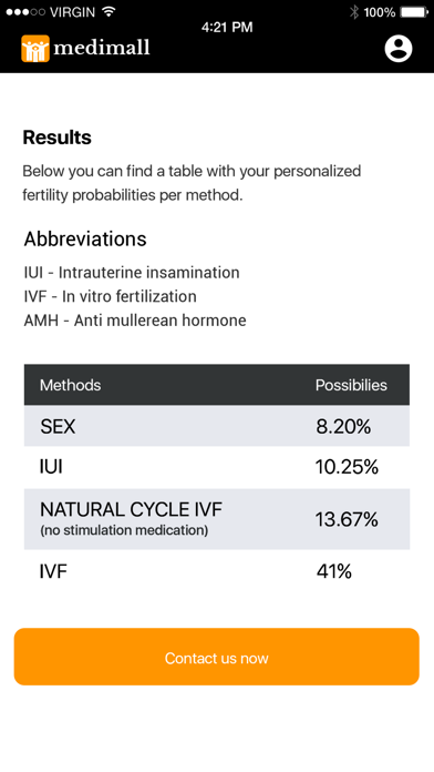 Pregnancy Probability screenshot 4
