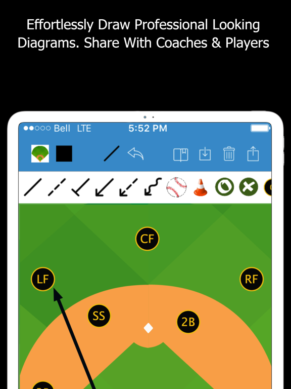 Baseball Blueprint - Drills, Practice Planner, Strategies and Diagram Tool for Coaches screenshot