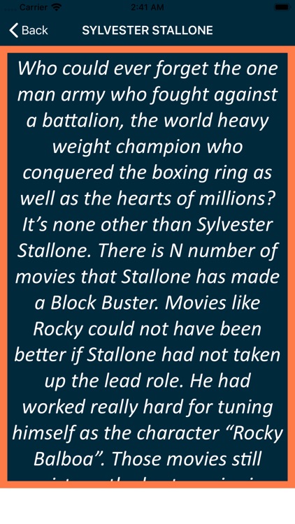 Sylvester Stallone Wisdom screenshot-3