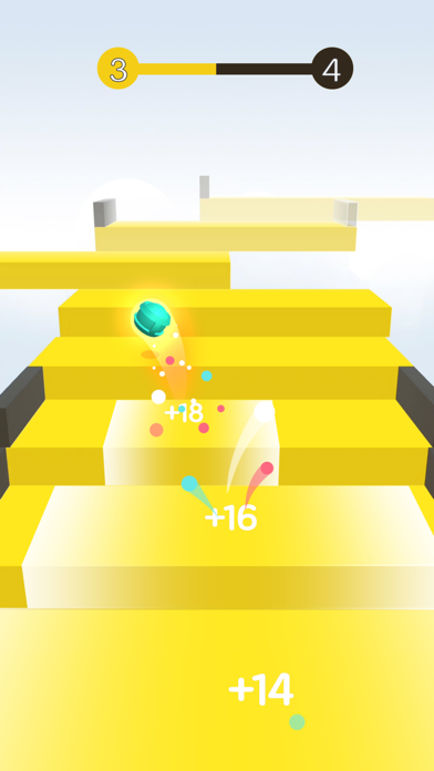 Jump Ball 3D - Colorful Stairs screenshot 3