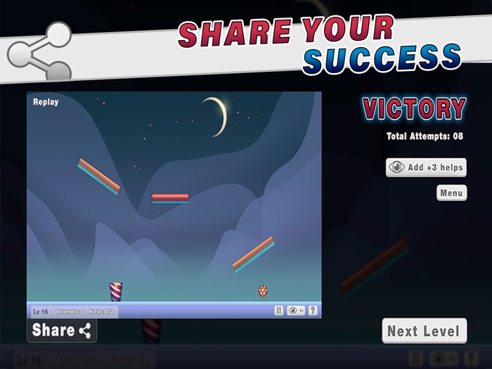 Trick Shot Puzzle Game