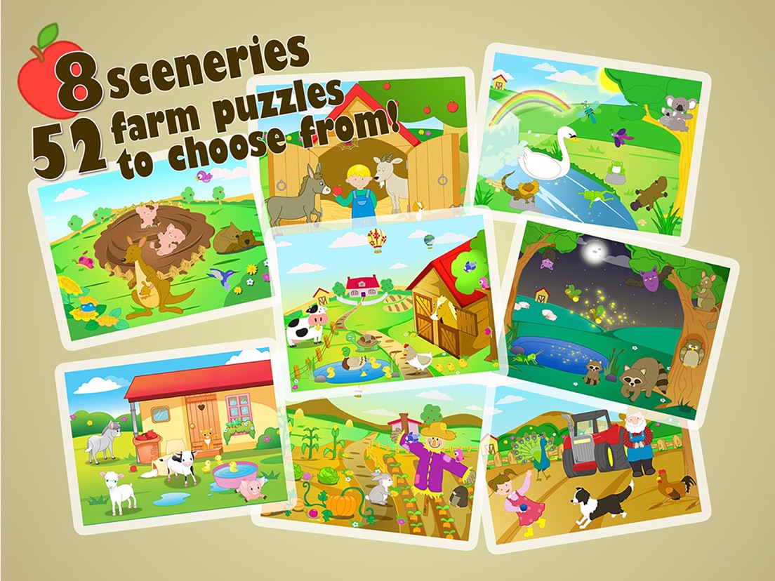 Farm Jigsaw Puzzles iPad Lite iPad app AppWereld