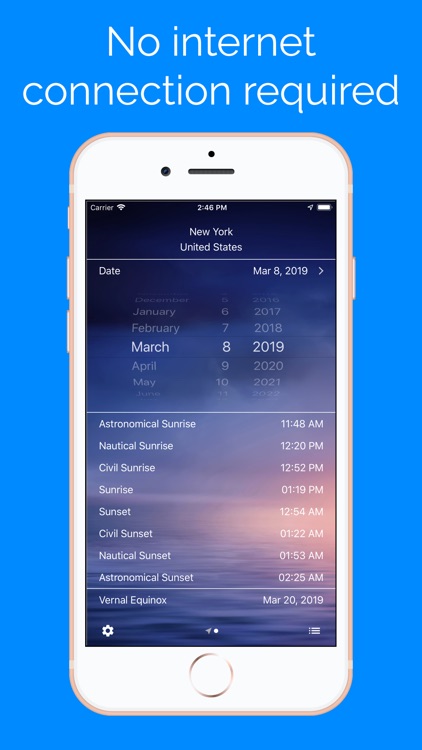 Sunrise and Sunset Times