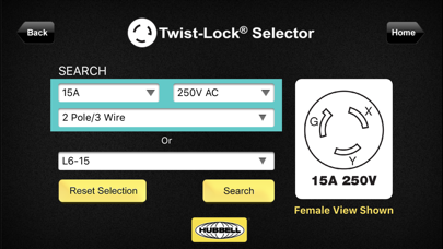 Twist-lock Product Selector screenshot 2