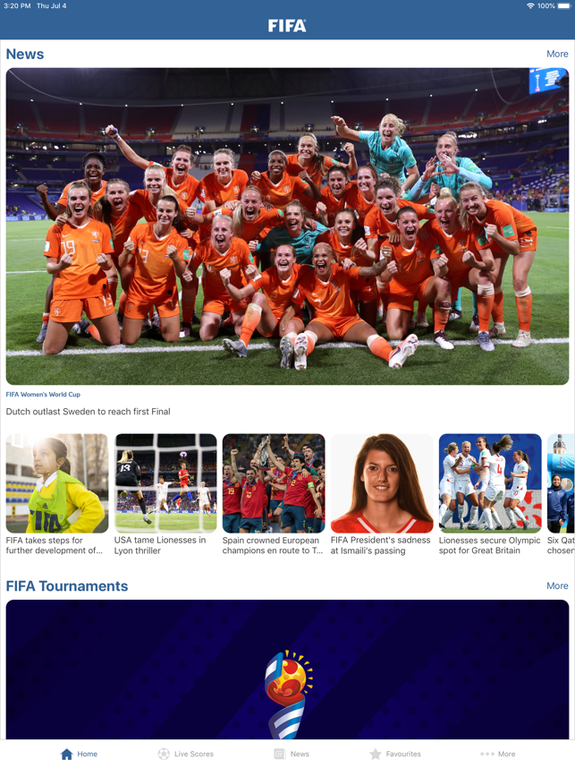 FIFA - Soccer News & Scores Screenshot