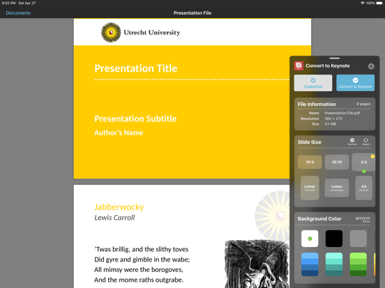 Screenshot #4 pour PDF to Keynote
