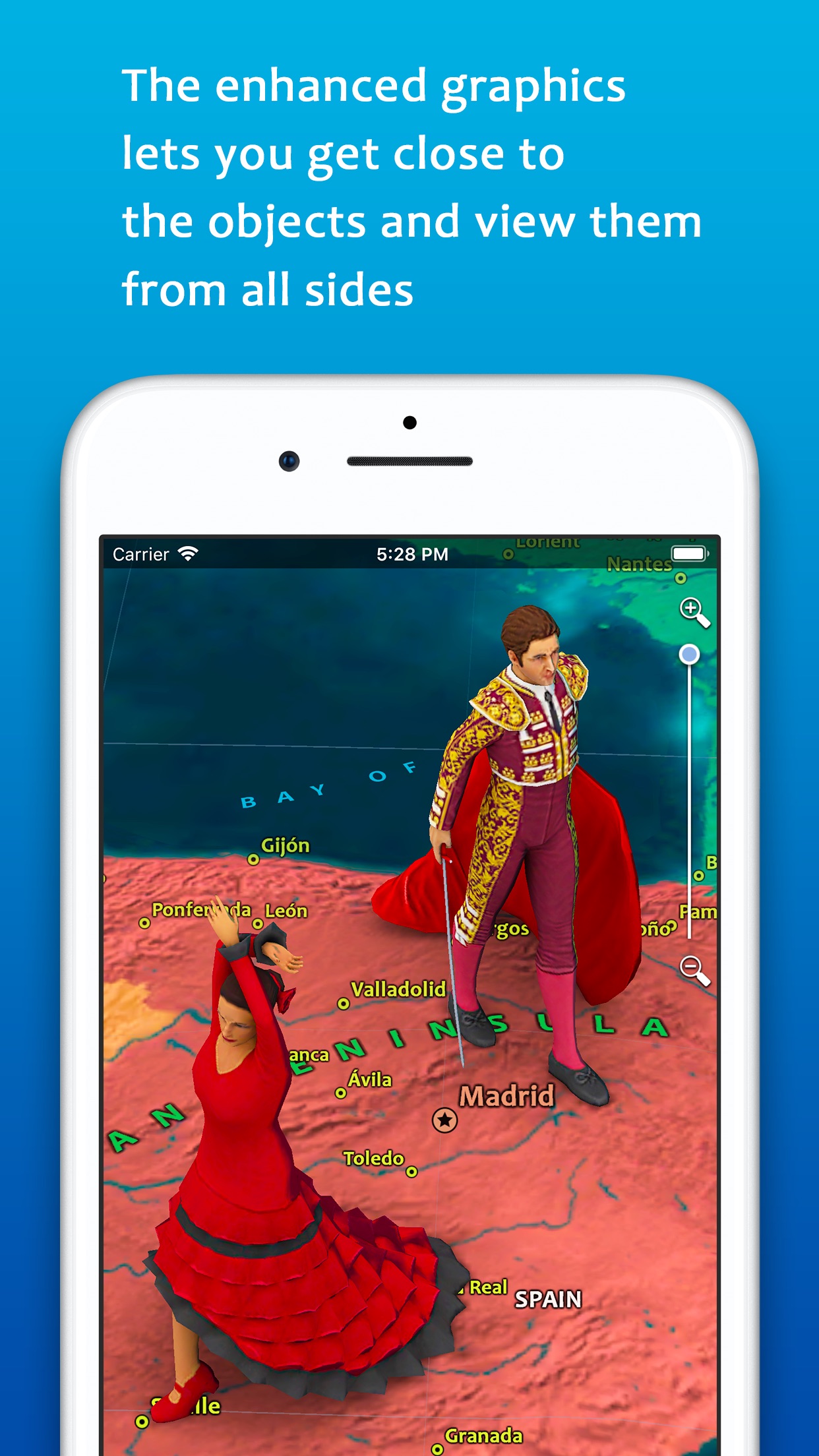 Screenshot do app Earth 3D - World Atlas