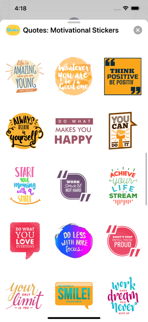 Quotes: Motivational Stickers(圖6)-速報App