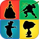 Cartoon Shapes Shadow Quiz Trivia ~ Learn Famous Animation Movie Character Name